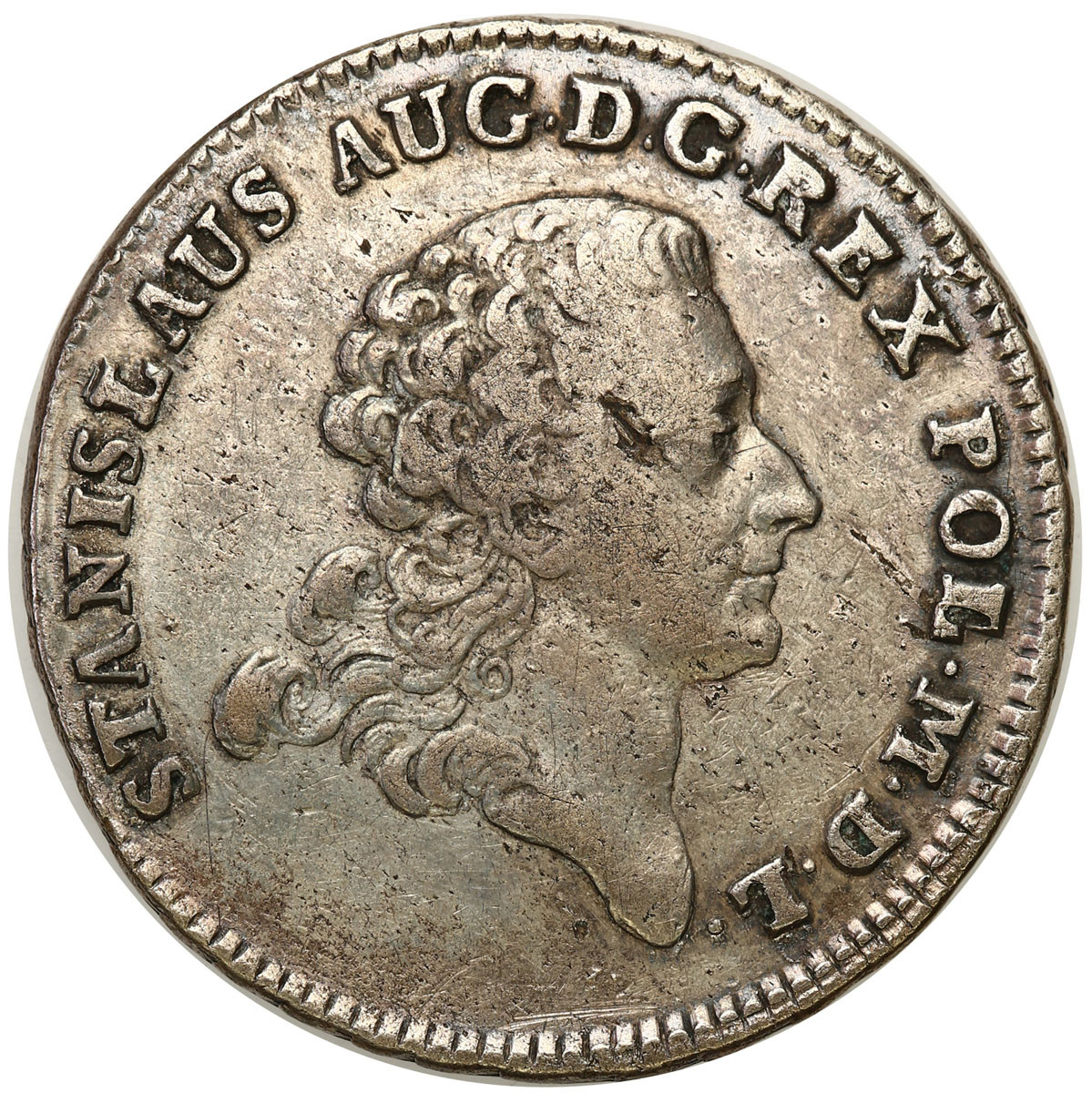 Stanisław August Poniatowski. Dwuzłotówka (8 groszy) 1774 AP, Warszawa - RZADSZY ROCZNIK